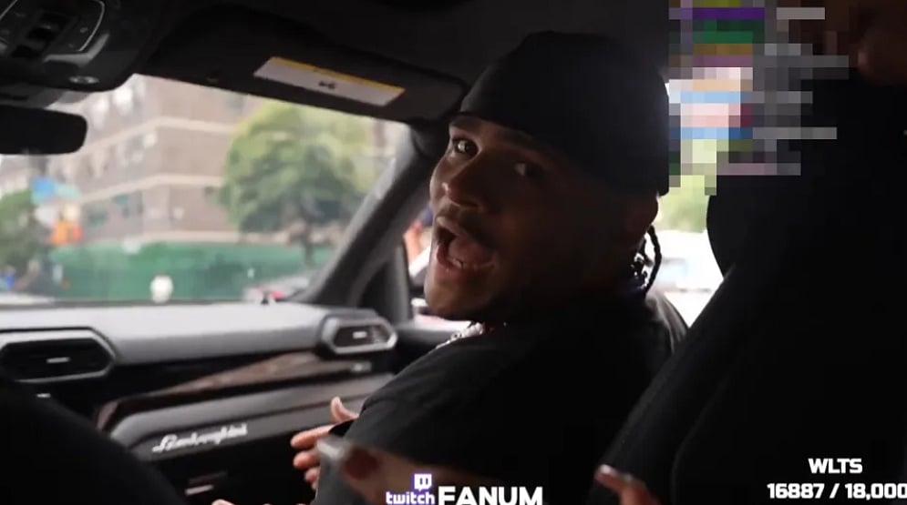 Twitch.TV/ Fanum : NYPD Seizes Twitch Star Fanum's Lamborghini Urus At Gunpoint As Livestream Ends Abruptly